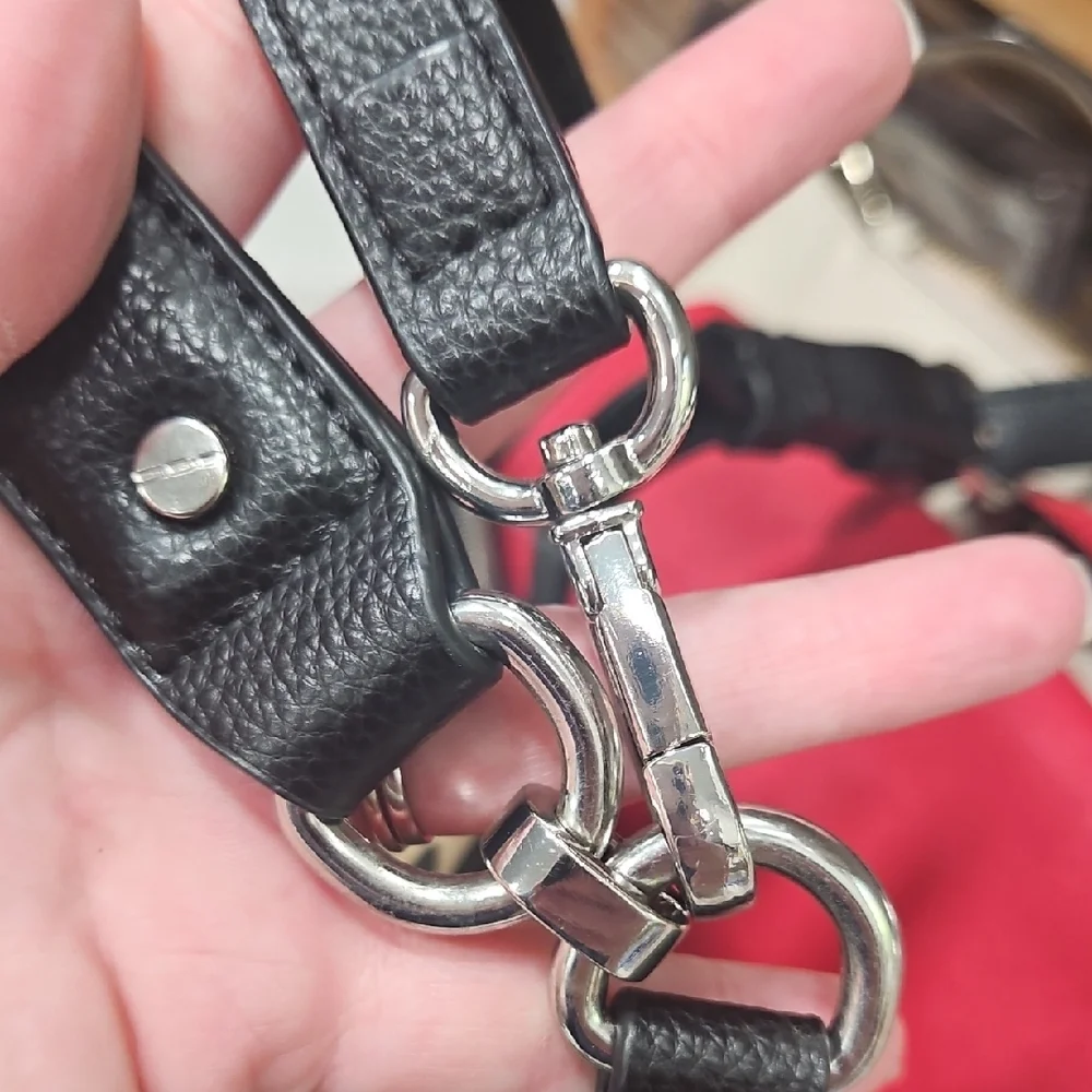 Dana Buchman Brown and Black Shoulder Bag with Leopard Print - Picture 7 of 7